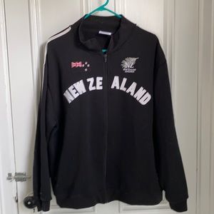 Kiwi Silver New Zealand zip up sweatshirt